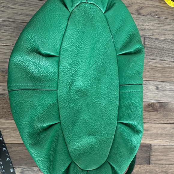 Ralph Lauren saddle bag all leather Kelly Green - Picture 5 of 9